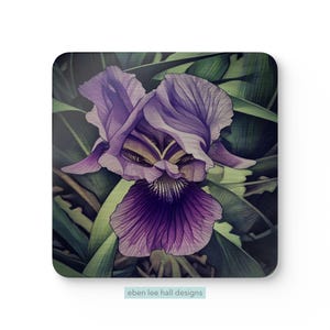 floral coaster set, coffee coaster, contemporary design coaster, coffee accessories, table accessories, unique coaster, artistic drinkware