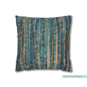 Blue Throw Pillow, Unique Pillow, Pillow Cover, Cushion Cover, Sofa Pillos, Colorful Pillos, Maximalist Decor, Modern Decor, Bedroom Pillows