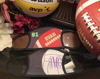 Volleyball side face mask * Softball face mask * Basketball face mask * Football face mask * Soccer face mask * Baseball face mask