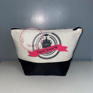 Pageant queen gift, Pageant cosmetic makeup bag, Pageant winner award, Christmas gift for pageant contestant, Pageant hair accessory bag