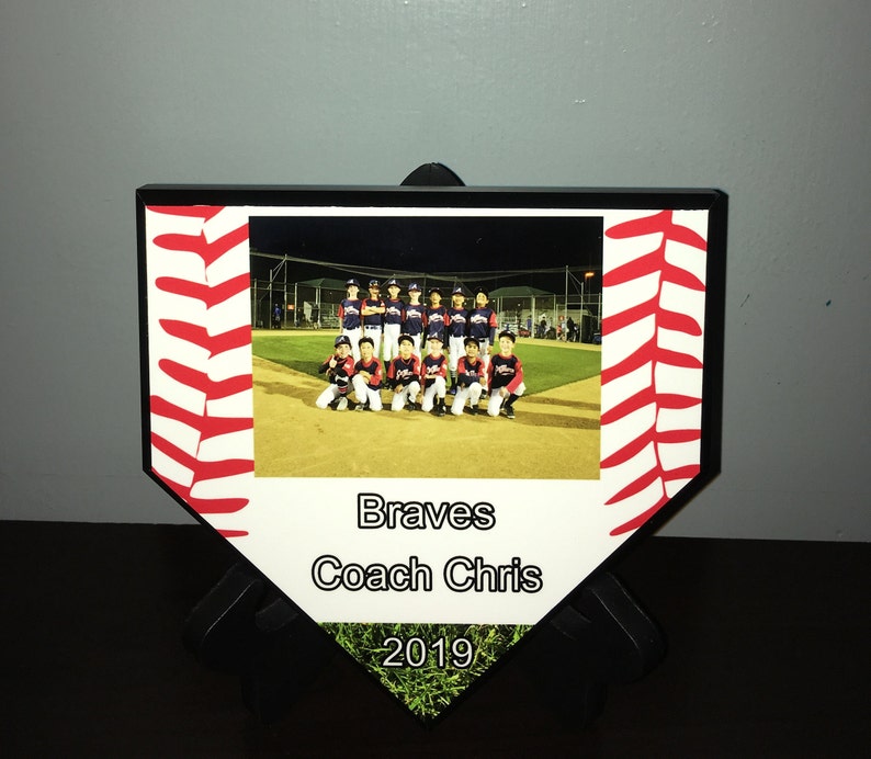 Softball Baseball Home Plate Plaque 6x6 With Team or Player Etsy