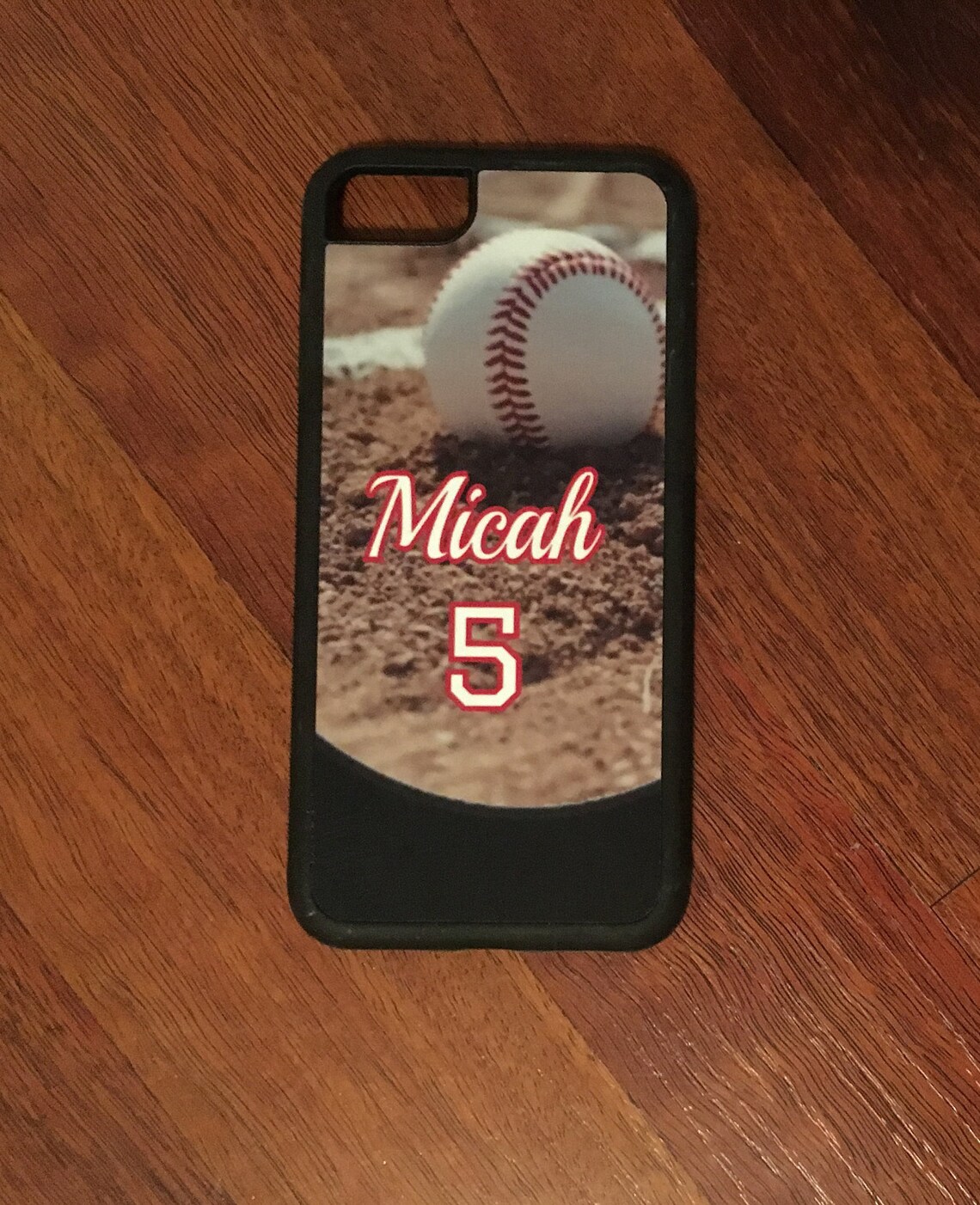 Baseball phone case with monogram Iphone case Baseball Etsy