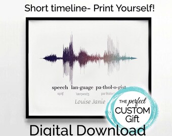 Digital Download Speech Language Pathologist Gift Special | Etsy