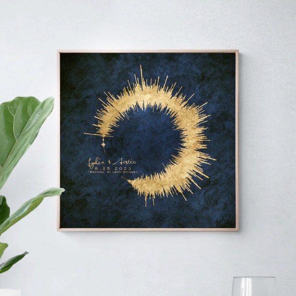 Custom Waveform Art, Spiral Custom Sound Art Print, Soundwave Art Print, Spiral Sound Wave, Gift for Her, Gift for Him, Boyfriend Gift