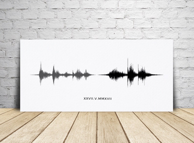 Wedding Vows Canvas, Sound Wave Art Print, Romantic Gifts for Him, Wedding Vows Framed, Wedding Vow Art, Valentines Gift, Anniversary Gift image 2