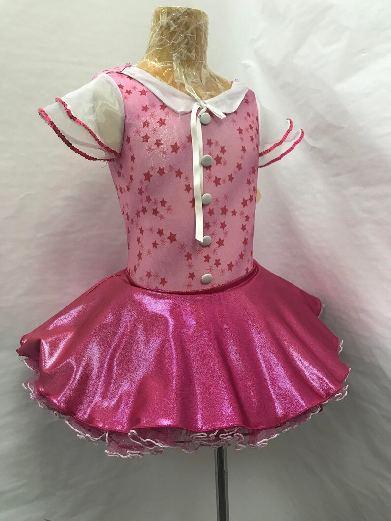 Competitve Dance Costume Solo Costume Skating Costume Rhythmic Gymnastics Costume Children Child Pink Costume Ice Dance Dress