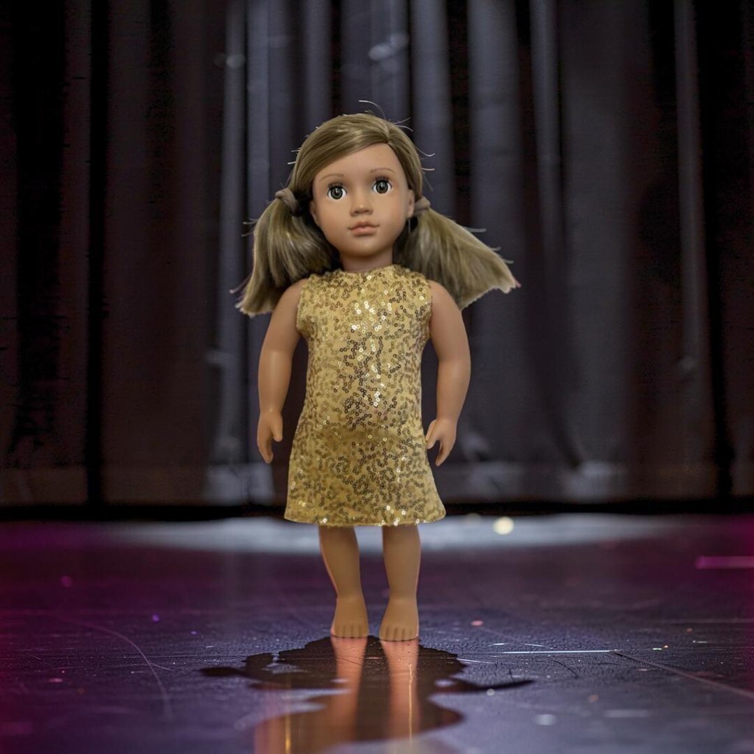 sequin dress toy Dolls Sequin Party Dress - for 18" - 20" Dolls - New Colors Added!!