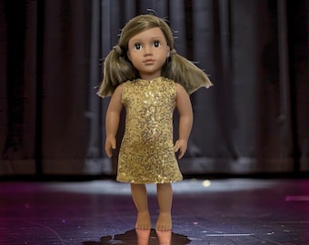Dolls Sequin Party Dress - For 18" - 20" dolls - New Colors Added!!