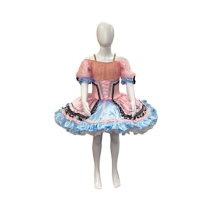 Coppelia Inspired Tutu - Competitive Dance Costume - Child Dance Costume - Ballet Costume - Child Tutu - Ballet tutu - Size Child 12
