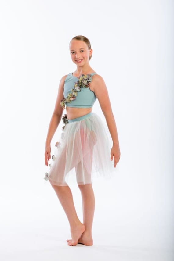 Competitive Dance Costume Child Dance Costume Etsy