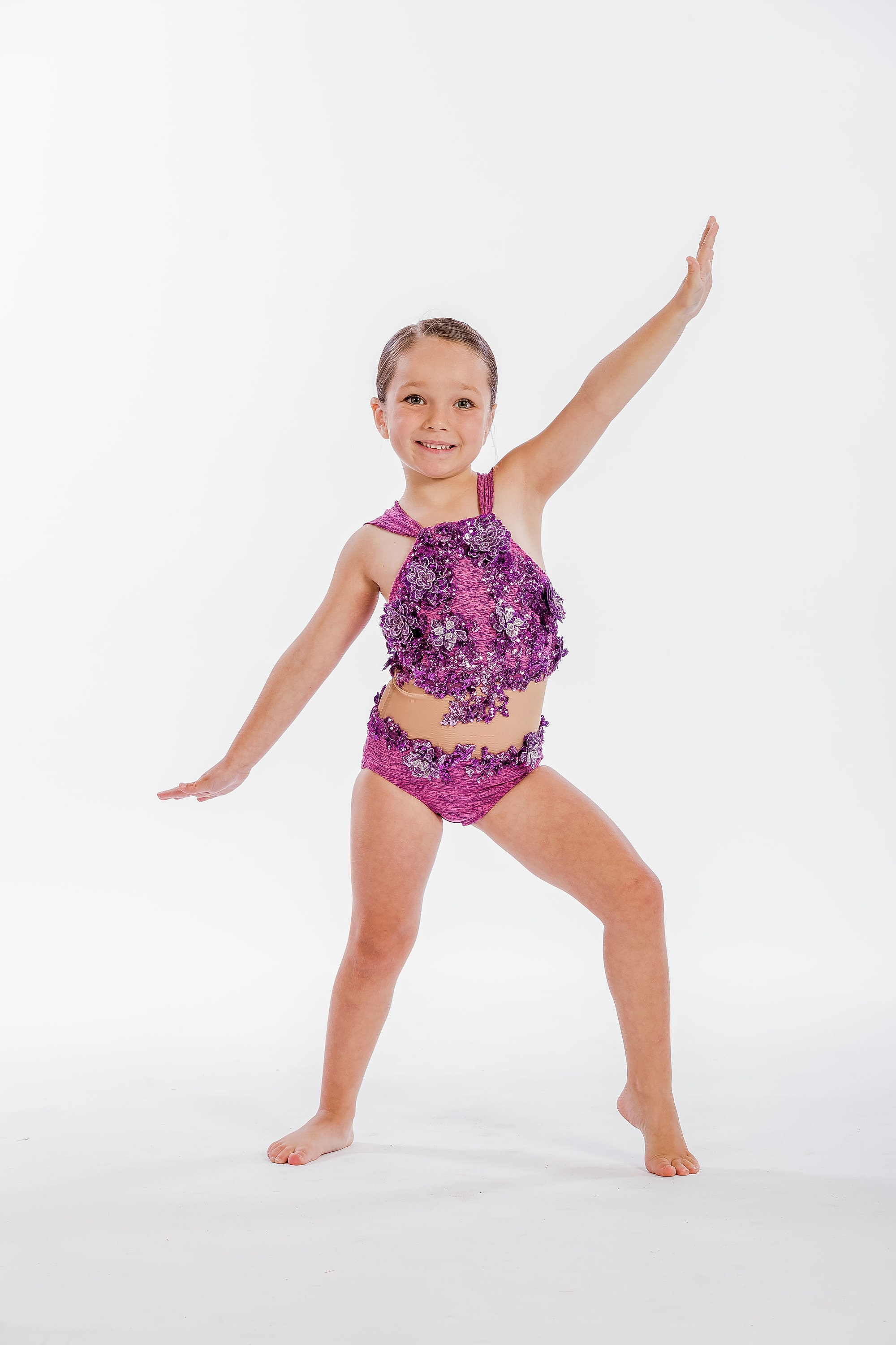 Competitive Dance Costume Child Lyrical Costume Jazz Etsy