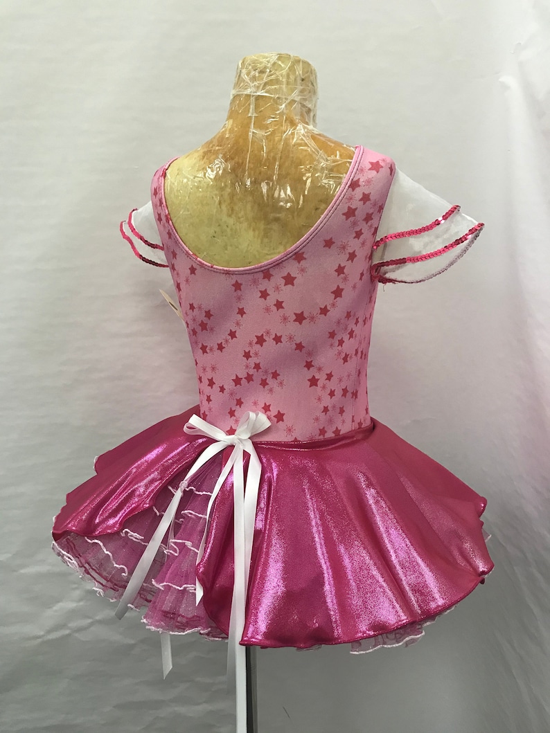 Competitve Dance Costume Solo Costume Skating Costume Rhythmic Gymnastics Costume Children Child Pink Costume Ice Dance Dress