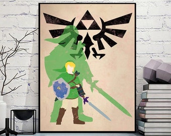 ゼルダの伝説 時のオカリナ 18 x 24 インチ ビデオゲーム ポスター
