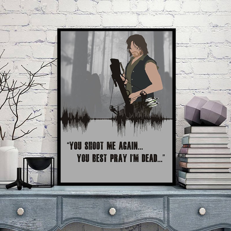 THE WALKING DEAD ZOMBIES ARTWORK TELEVISION POSTER MAIN FILM A4 A3 ART PRINT