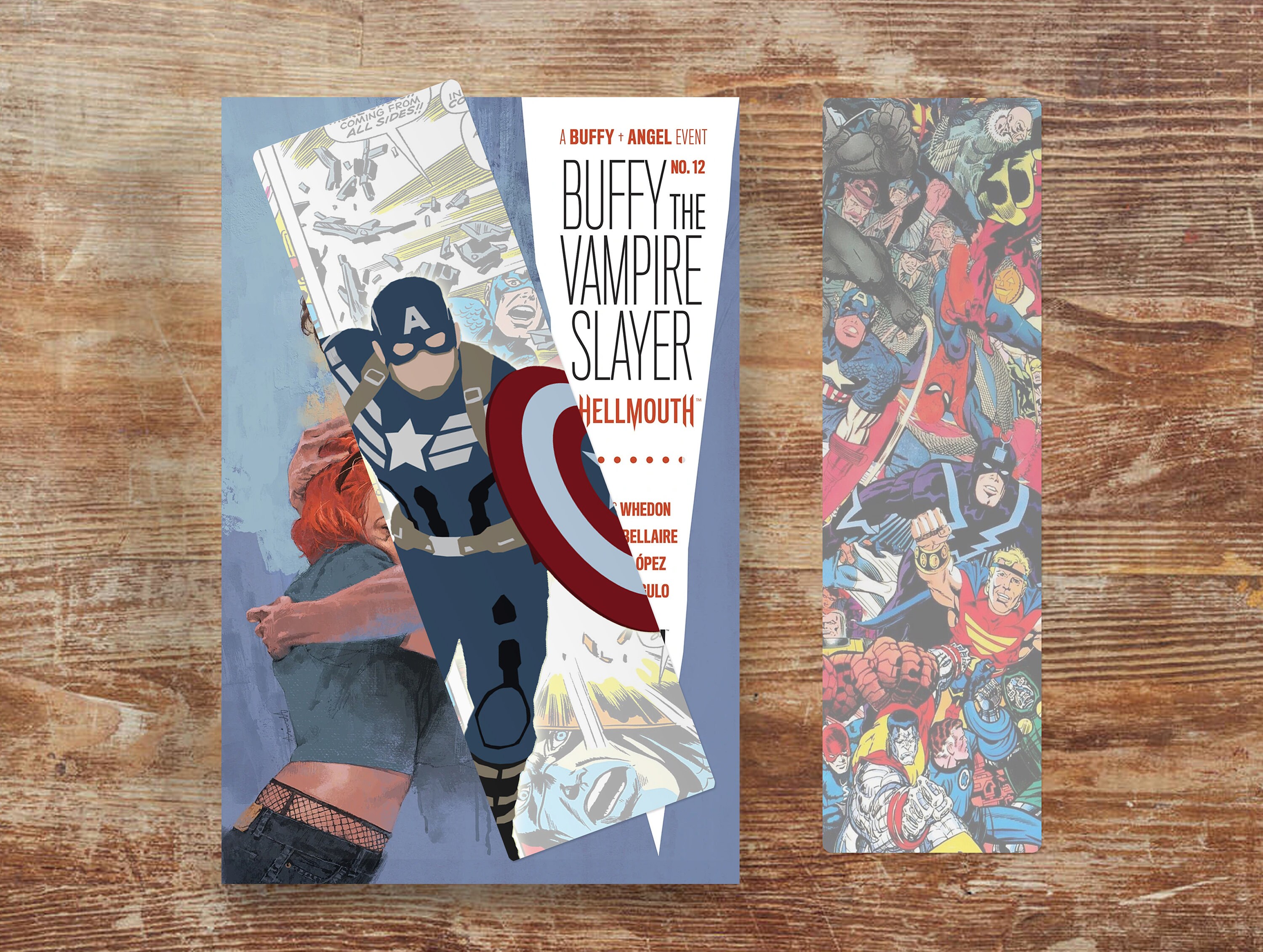 Custom Marvel Captain America Bookmark Minimalist Style - Etsy UK