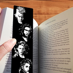 The Lost Boys Handmade Supernatural 80s Horror Vampire Bookmark With Minimalist Style Art Print - Great Geeky Gift