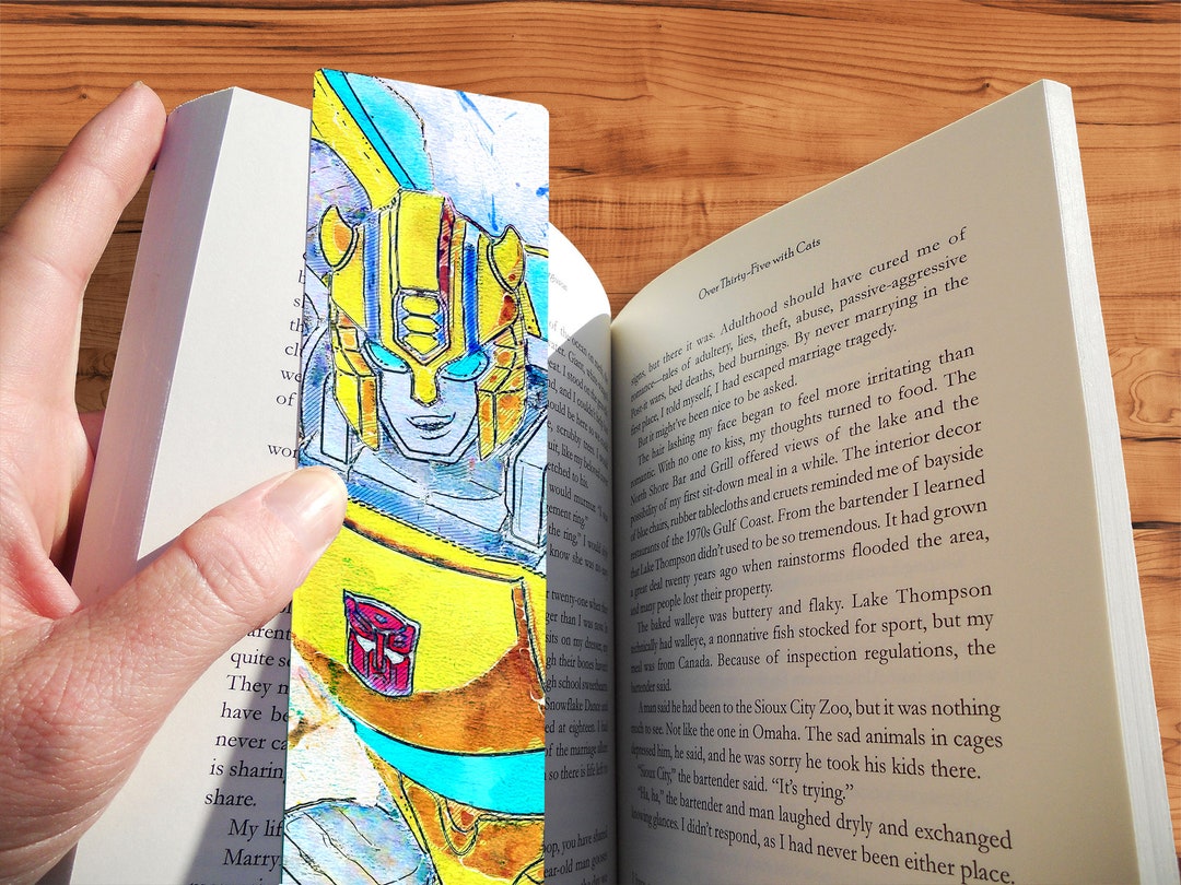 Bumblebee Transformers Bookmark Sketch Style Art Geeky Autobot Fan Gift ...