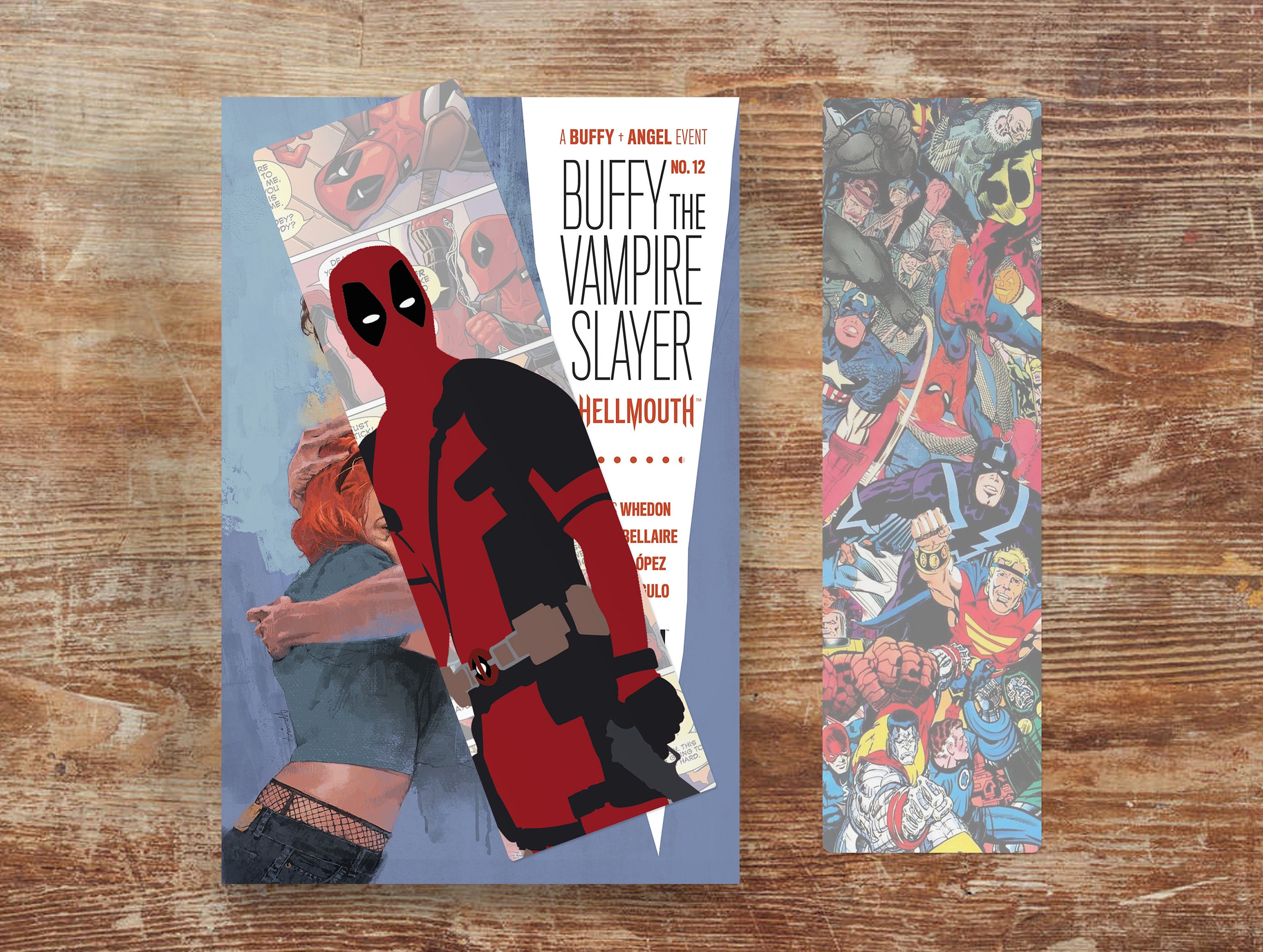 Custom Marvel Deadpool Bookmark Minimalist Style Cult - Etsy India