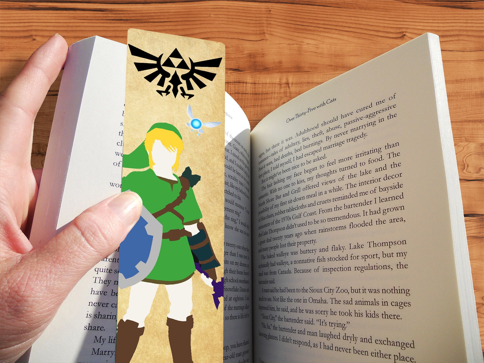 Custom Legend Of Zelda Link Bookmark Minimalist Style Gamer Etsy