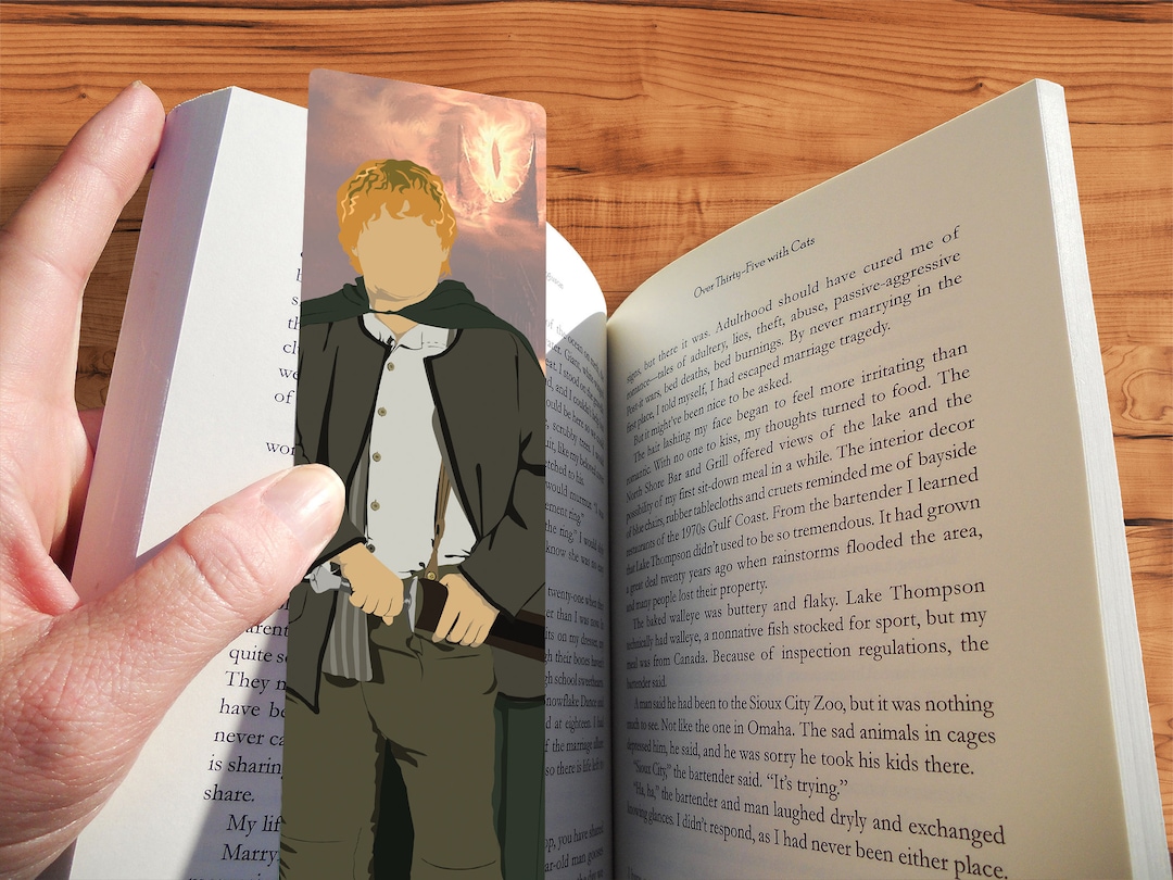Lord of the Rings Bookmark: Samwise Gamgee Minimalist Art - Etsy UK