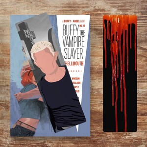 Custom Buffy the Vampire Slayer Spike Bookmark Minimalist - Etsy