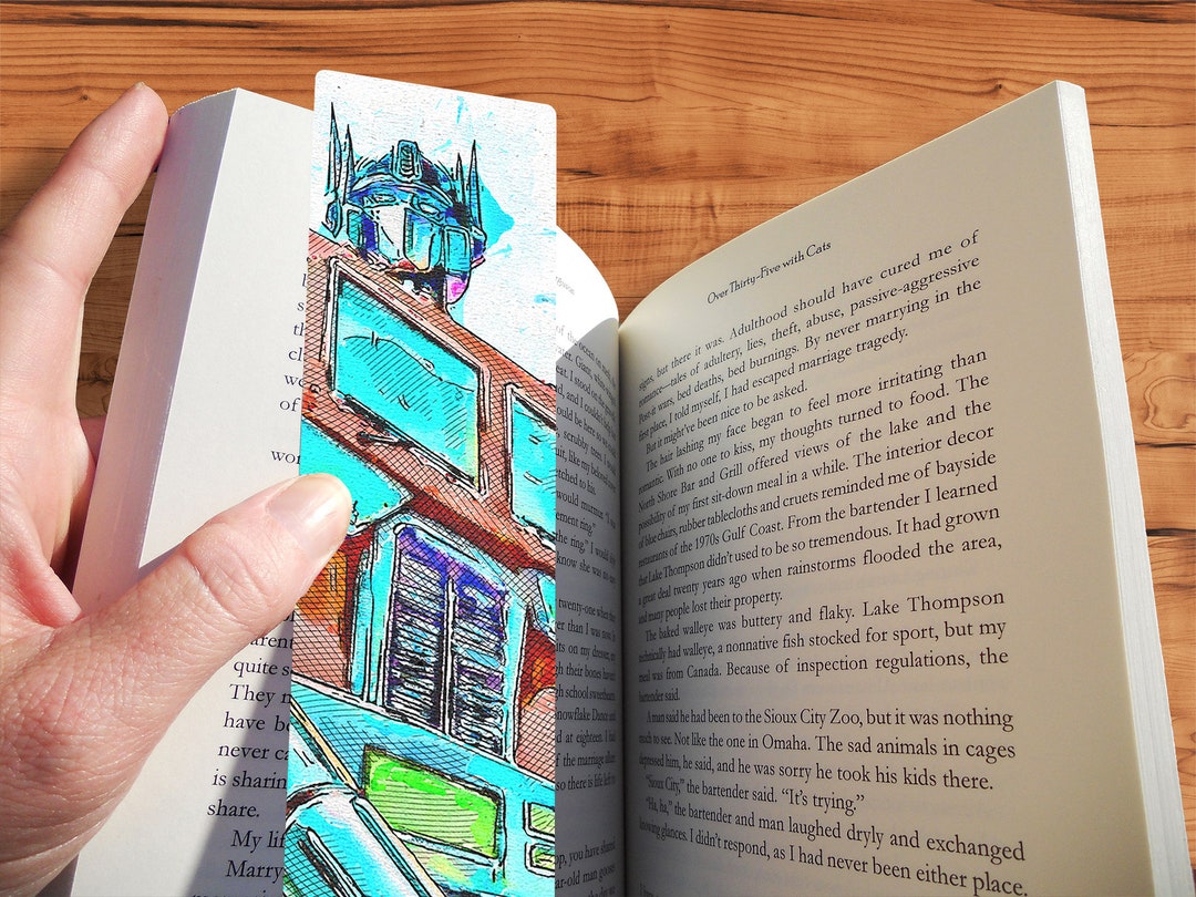 Optimus Prime Bookmark: Transformers Sketch Art, Geeky Gift - Etsy