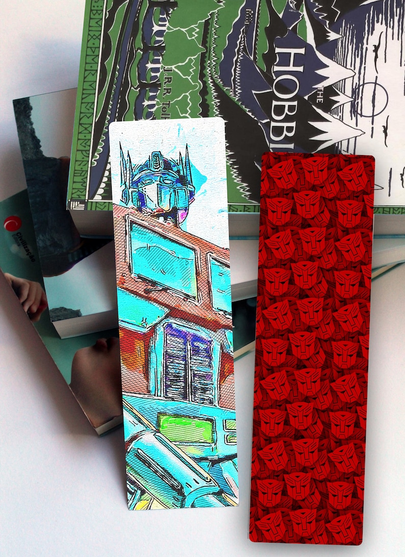 Optimus Prime Bookmark: Transformers Sketch Art, Geeky Gift - Etsy