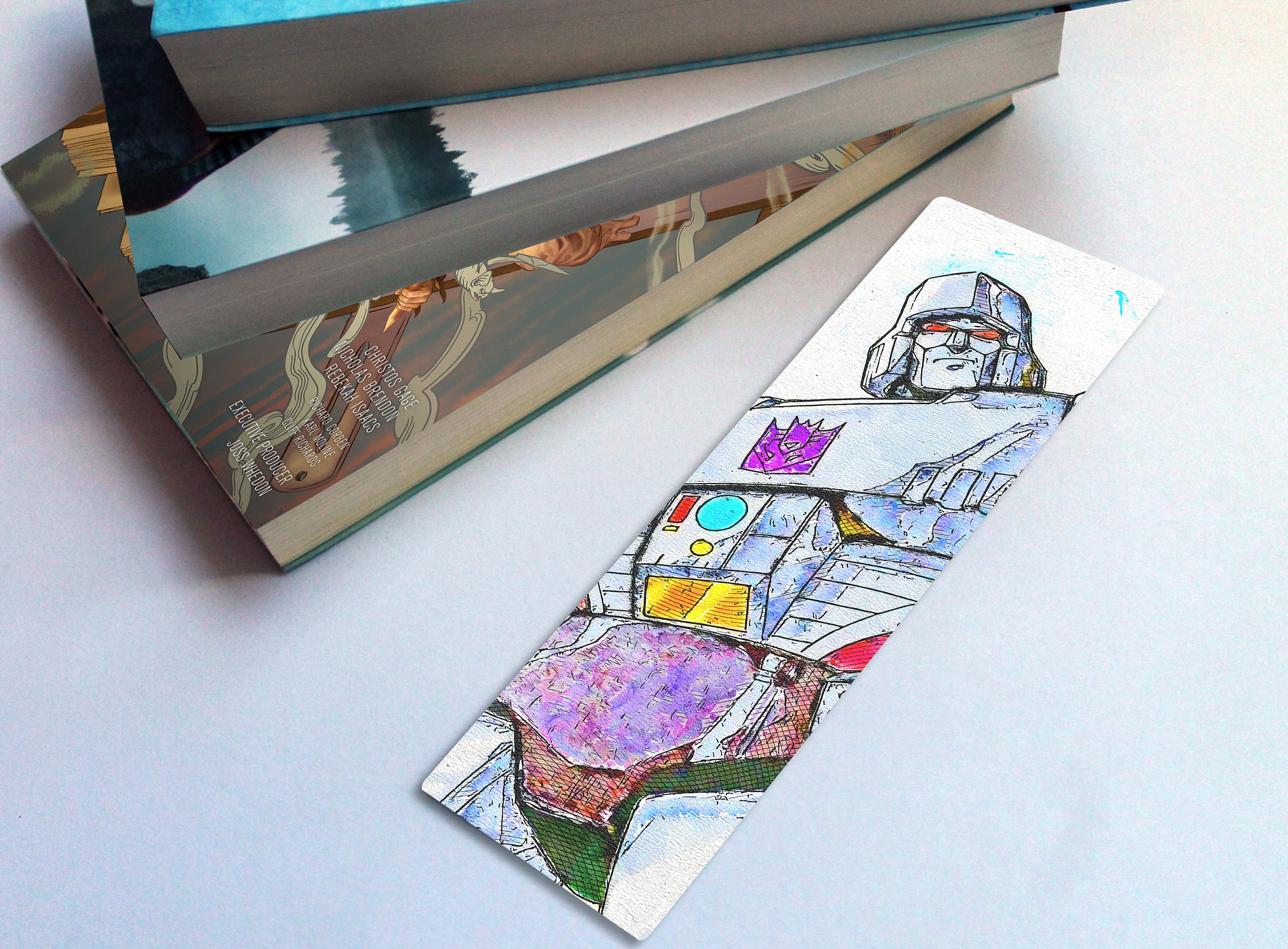 Custom Megatron Transformers Bookmark Sketch Style Art Geeky - Etsy