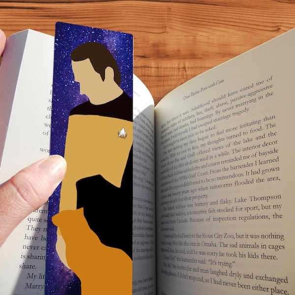 Data Star Trek The Next Generation Bookmark - Minimalist Style