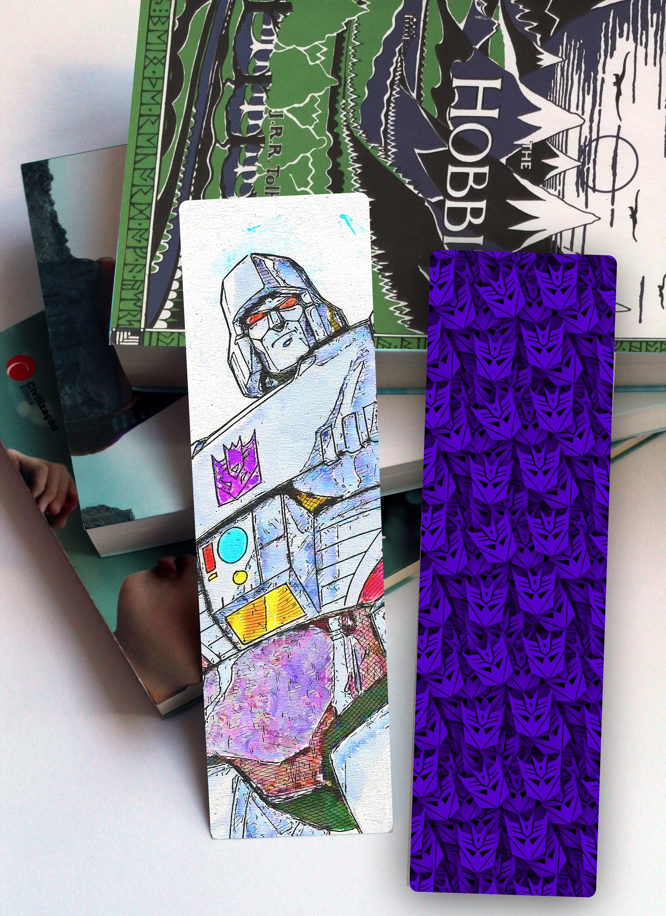 Custom Megatron Transformers Bookmark Sketch Style Art Geeky | Etsy