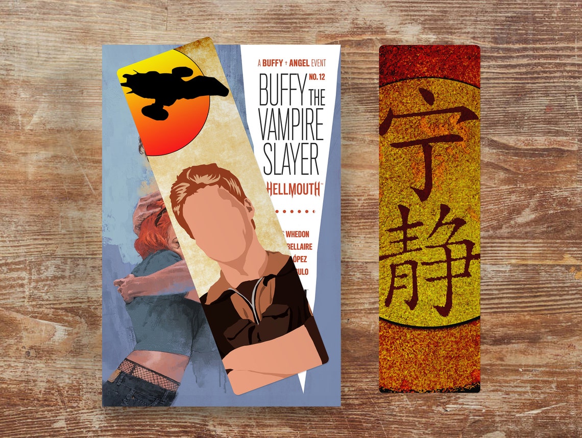 Firefly Serenity Bookmark: Wash Minimalist Art Print, Geeky Gift - Etsy