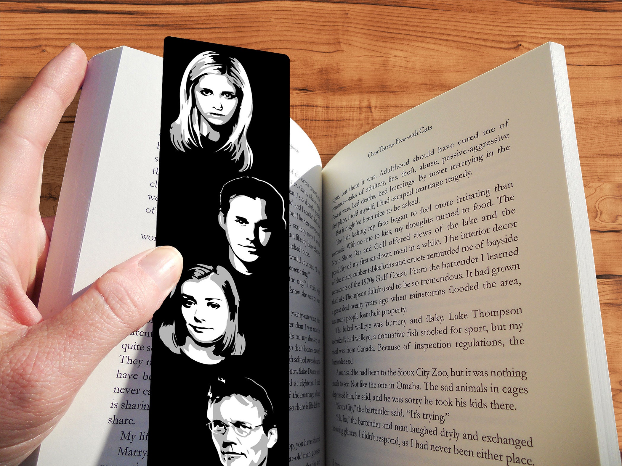 Custom Buffy the Vampire Slayer Bookmark Minimalist Style Cult | Etsy UK
