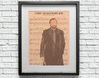 Supernatural Crowley Kunstdruck: Wayward Son Notenblatt Poster
