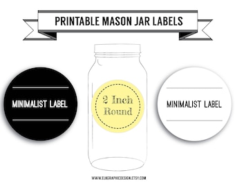 mason jar labels etsy