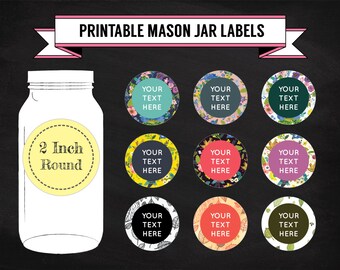 labels for jars etsy