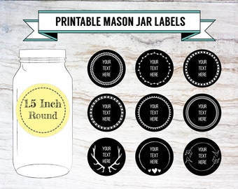 printable diy minimalist round