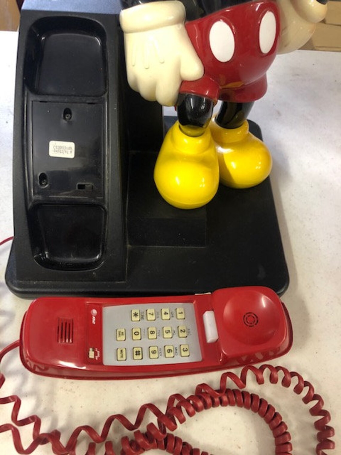 Vintage RARE Disney Mickey Mouse Landline Telephone 1990's Etsy