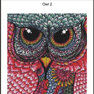 Owl Cross Stitch Pattern 2