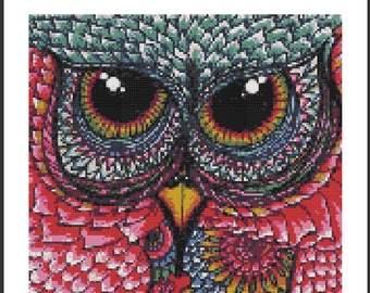 Owl Cross Stitch Pattern 2