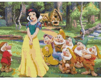 Snow White Inspired Cross Stitch Pattern No. 2