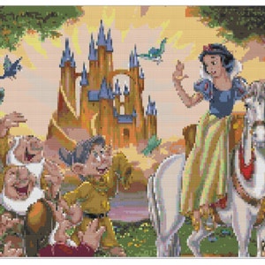 Snow White Inspired Cross Stitch Pattern No. 1