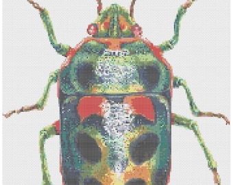 Beetle Cross Stitch pattern 2