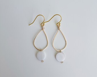 Gold Teardrop Earrings