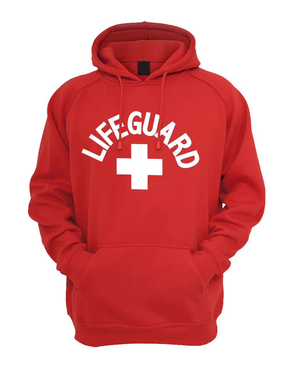Lifeguard White Design Unisex Hoodie Pullover Hoodies for | Etsy