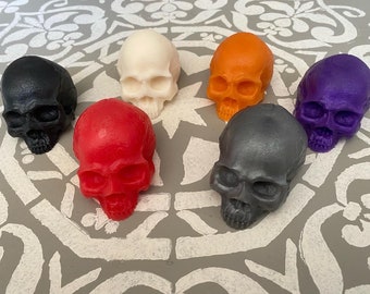 Skull Soap- large 7 oz soap- 2.5 inches tall, 3.5 inches long, 2 inches wide