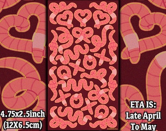 Ribbon Worm Deco Planner Stickers Washi - ETA Late April-May
