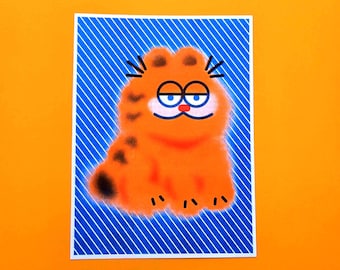 Garfield Riso Print