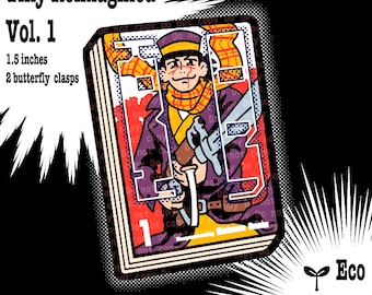Golden Kamuy Manga Eco-Metal Pin