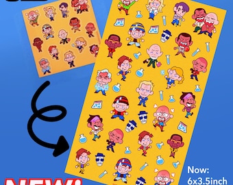 BrBa / BCS Character Sticker Sheet