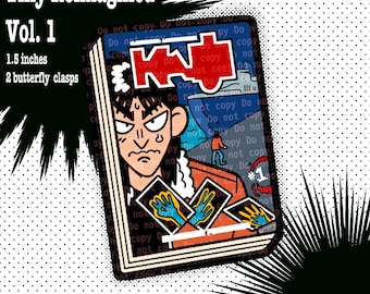 Kaiji Manga Enamel Pin